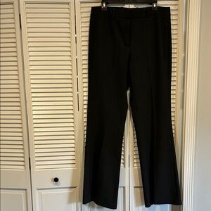 Classic Charcoal Flat Front Women's Pants